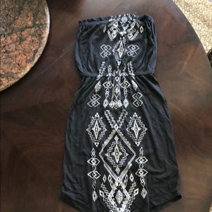 BILLABONG Strapless Patterned Dress
